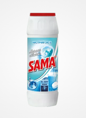 Засіб чистячий порошкопод. Морська свіжість ТМ «SAMA», 500 г